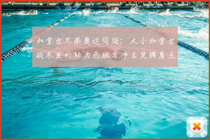 加索尔兄弟奥运同场:大小加索尔战术互补助力西班牙冲击奖牌看点