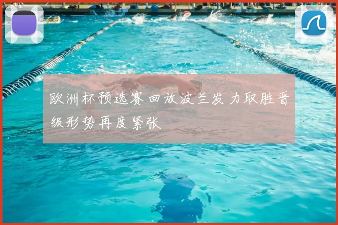 欧洲杯预选赛回放波兰发力取胜晋级形势再度紧张